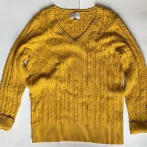 🍂 Autumn Leaf Yellow, St John's Bay Sweater 🍂